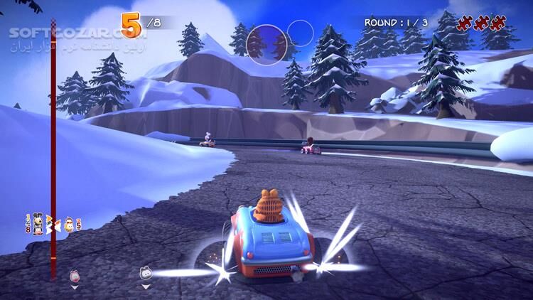دانلود Garfield Kart - Furious Racing + Update - دانلود بازی ماشین سواری گارفیلد - سافت گذر
