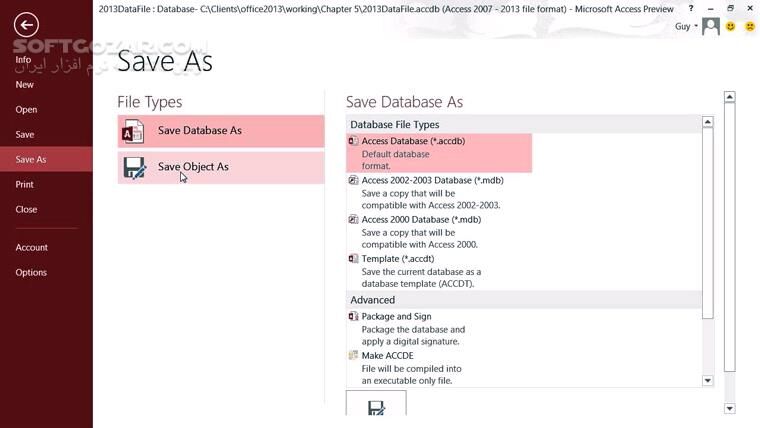 دانلود InfiniteSkills – Getting Started With Microsoft Office 2013 Training Video - دانلود فیلم آموزش مجموعه نرم افزارهای مایکروسافت آفیس 2013 - سافت گذر