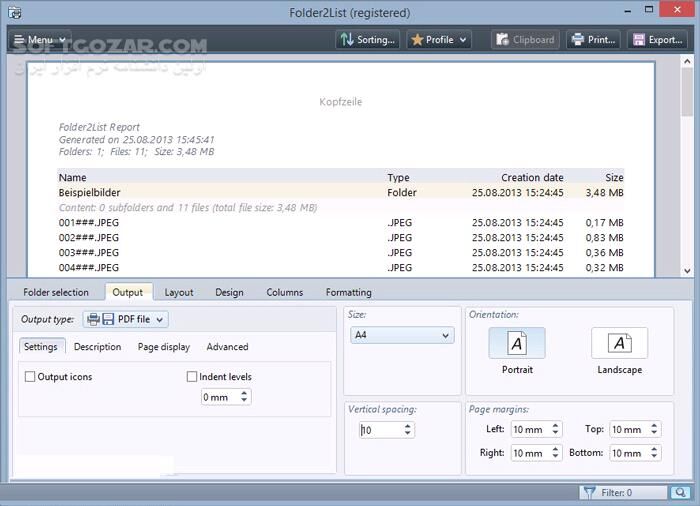 دانلود Gillmeister Folder2List 3.28.7 - دانلود ساخت لیست از پوشه و فایل ها - سافت گذر