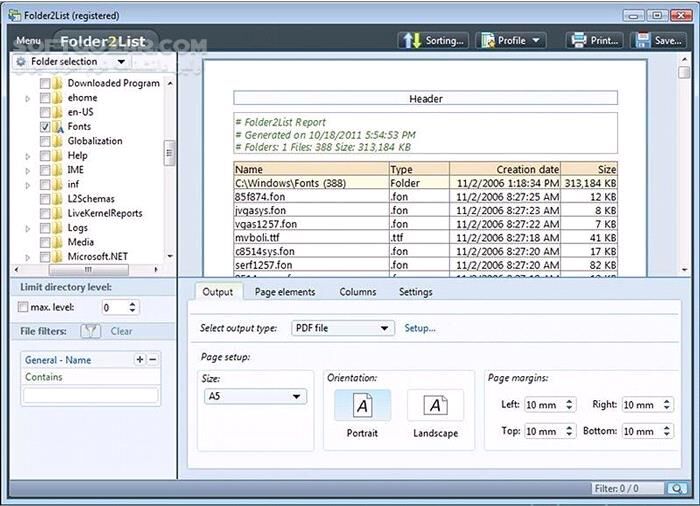 دانلود Gillmeister Folder2List 3.28.7 - دانلود ساخت لیست از پوشه و فایل ها - سافت گذر