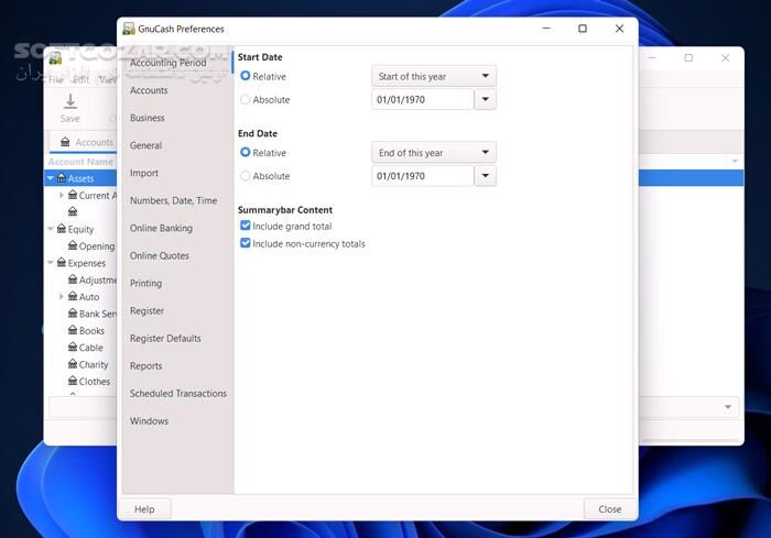 دانلود GnuCash 5.14 - دانلود حسابداری - سافت گذر