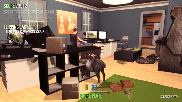 دانلود Goat Simulator - GOATY Edition + Waste of Space - دانلود بازی شبیه ساز برای کامپیوتر - سافت گذر