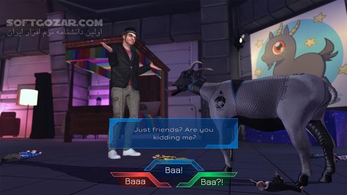 دانلود Goat Simulator - GOATY Edition + Waste of Space - دانلود بازی شبیه ساز برای کامپیوتر - سافت گذر