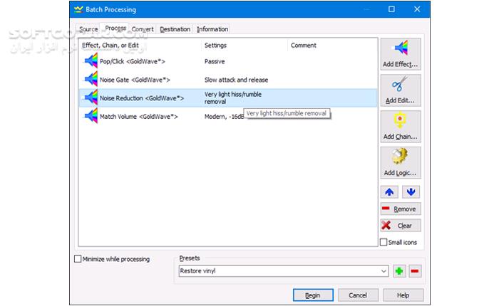 دانلود GoldWave 7.03 (x64) + Portable - دانلود ویرایش صدا - سافت گذر