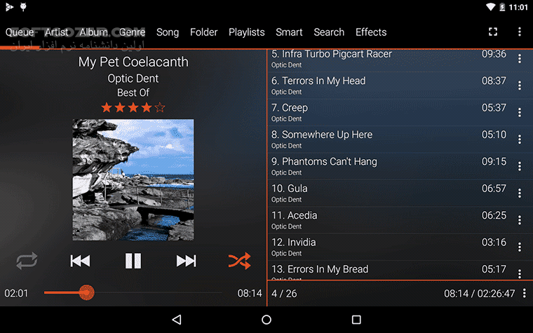 دانلود GoneMAD Music Player 3.4.4  for Android +5.0 - دانلود موزیک پلیر حرفه ای برای اندروید - سافت گذر