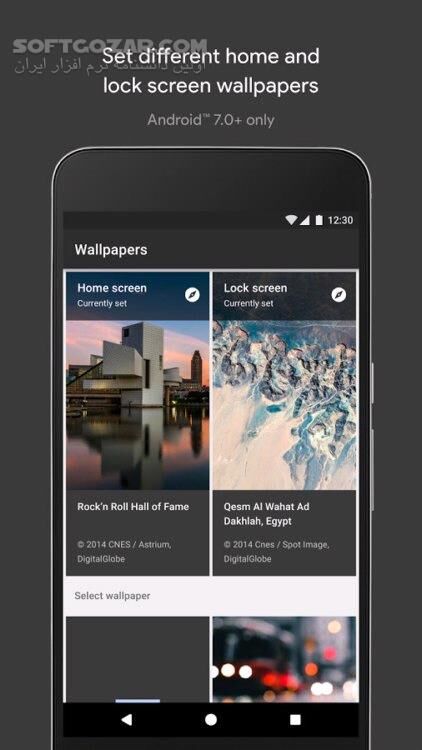 دانلود Google Wallpapers 1.3.169416333 for Android +4.1 - دانلود گوگل والپیپر برای اندروید - سافت گذر