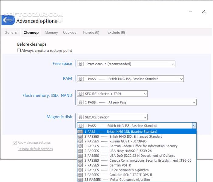 دانلود Goversoft Privazer 4.0.115 - دانلود پاک‌سازی عمیق سیستم و حفاظت از حریم خصوصی - سافت گذر