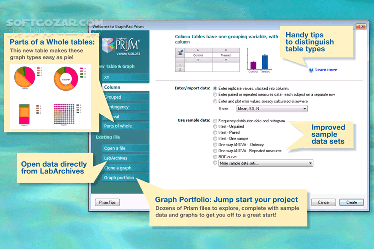 دانلود GraphPad Prism 10.6.1.892 / macOS - دانلود نرم افزار حرفه ای برای حل مسائل آماری و گراف های علمی - سافت گذر