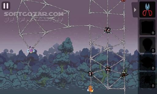 دانلود Greedy Spiders 1 v2.4 / 2 v1.4.3 for Android +2.3 - دانلود بازی عنکبوت گرسنه 1 و 2 برای اندروید - سافت گذر