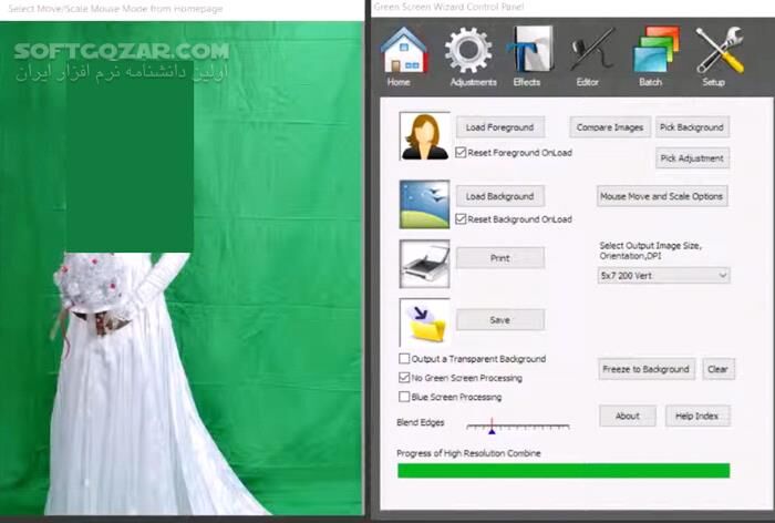 دانلود Green Screen Wizard Professional 15.0 - دانلود حذف پس زمینه پرده سبز عکس - سافت گذر