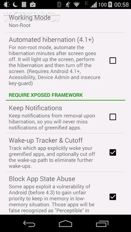 دانلود Greenify 4.7.5 for Android +4.1 - دانلود گرینیفی برای اندروید - سافت گذر