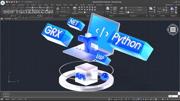 دانلود GstarCAD 2026.1 Professional - دانلود طراحی صنعتی - سافت گذر