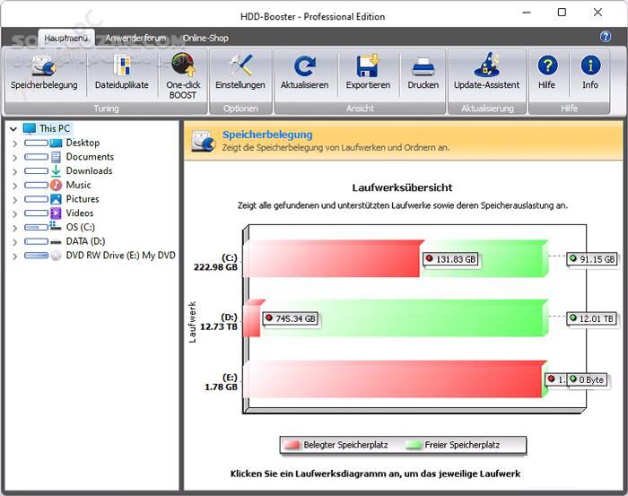 دانلود HDD-Booster Professional 2.006 - دانلود بهینه سازی هارد دیسک - سافت گذر