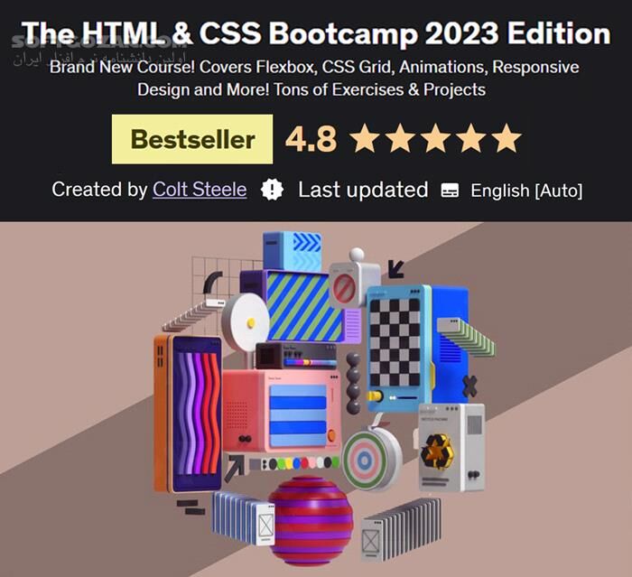 دانلود Udemy - The HTML & CSS Bootcamp 2023 Edition - دانلود آموزش جامع HTML و CSS - سافت گذر