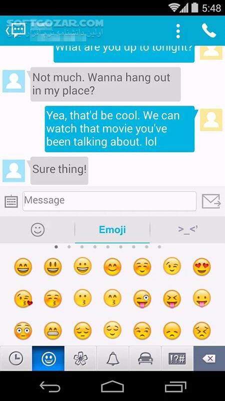 دانلود Handcent Next SMS 11.7.1 for Android +5.0 - دانلود نرم افزار مدیریت اس ام اس برای اندروید - سافت گذر
