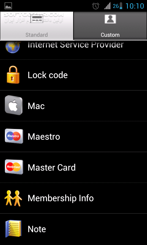 دانلود Handy Safe Pro 1.06 for Android - دانلود ذخیره کارت های بانکی و اطلاعات کاربری برای اندروید - سافت گذر