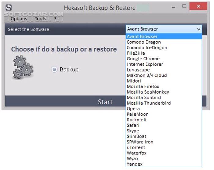 دانلود Hekasoft Backup & Restore 1.0 - دانلود تهیه بک آپ  و ریکاوری اطلاعات مرورگرها - سافت گذر