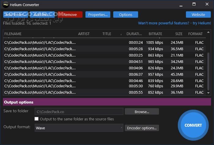 دانلود Helium Converter 3.4.84 - دانلود مبدل صوتی - سافت گذر