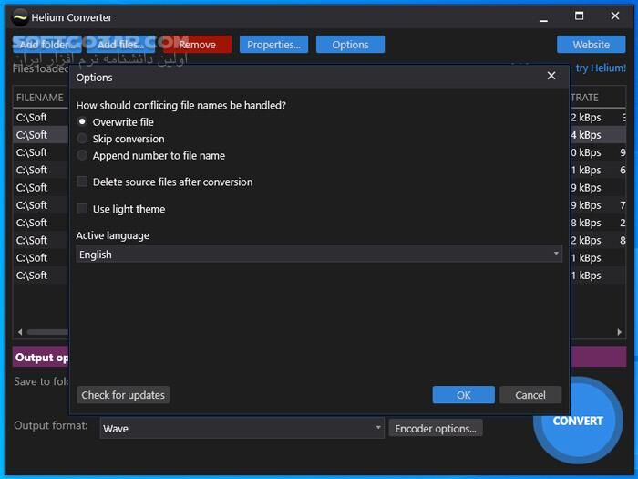 دانلود Helium Converter 3.4.84 - دانلود مبدل صوتی - سافت گذر