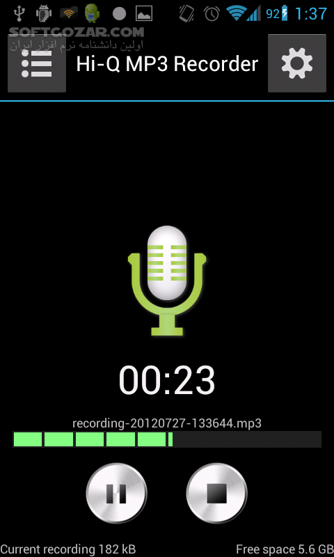 دانلود Hi-Q MP3 Voice Recorder Pro 2.9.0 for Android +4.0 - دانلود ضبط حرفه ای صوت برای اندروید - سافت گذر