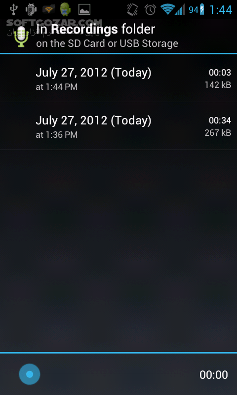 دانلود Hi-Q MP3 Voice Recorder Pro 2.9.0 for Android +4.0 - دانلود ضبط حرفه ای صوت برای اندروید - سافت گذر