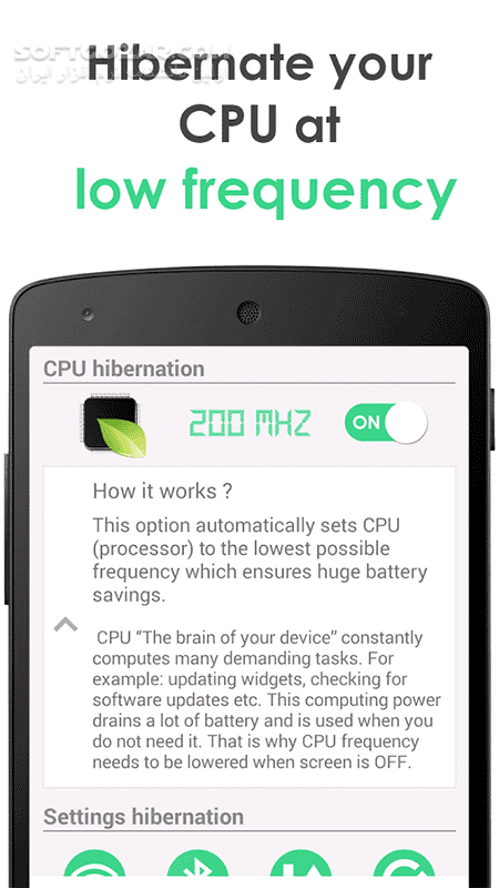 دانلود Hibernation Manager Premium 2.3 for Android +2.3 - دانلود خواب زمستانی برنامه ها هایبرنیشن برای اندروید - سافت گذر