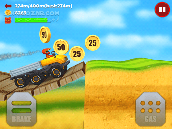 دانلود Hill Racing 3D: Uphill Rush 1.06 for Android +2.3 - دانلود مسابقه کامیون هیل برای اندروید - سافت گذر