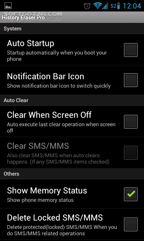 دانلود History Eraser Pro 6.3.10 for Android - دانلود پاک کردن تاریخچه برای اندروید - سافت گذر
