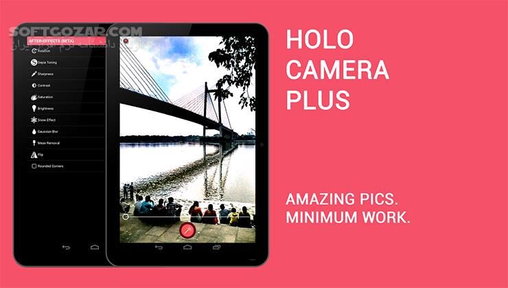 دانلود Holo Camera PLUS 3.1 for Android +4.0 - دانلود دوربین با امکانات بالا برای اندروید - سافت گذر
