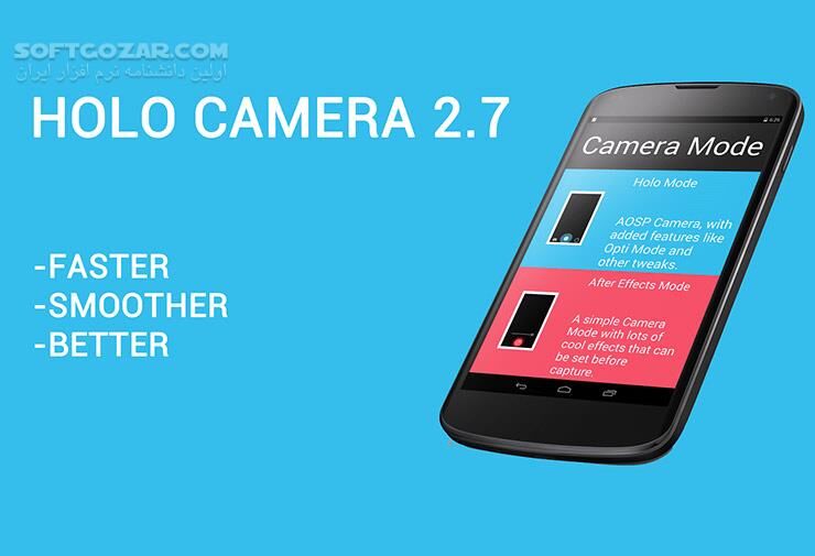 دانلود Holo Camera PLUS 3.1 for Android +4.0 - دانلود دوربین با امکانات بالا برای اندروید - سافت گذر
