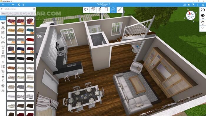 دانلود Home Design 3D 5.1.727 - دانلود طراحی خانه - سافت گذر