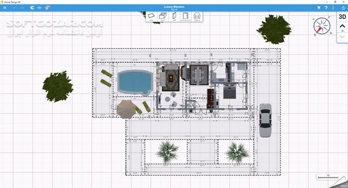 دانلود Home Design 3D 5.1.727 - دانلود طراحی خانه - سافت گذر