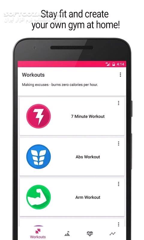 دانلود Home Workout – 30 Day Fitness Challenge 2.15 for Android +4.4 - دانلود تمرین ورزش خانگی برای اندروید - سافت گذر