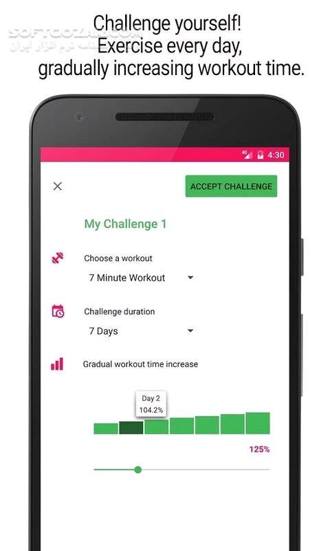 دانلود Home Workout – 30 Day Fitness Challenge 2.15 for Android +4.4 - دانلود تمرین ورزش خانگی برای اندروید - سافت گذر