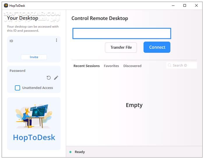 دانلود HopToDesk 1.45.4 - دانلود کنترل دسکتاپ از راه دور - سافت گذر