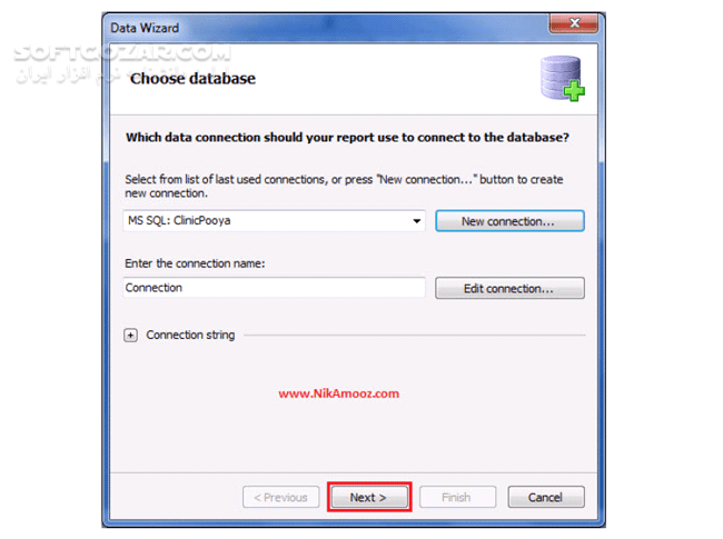 دانلود چگونگی اتصال FastReport.NET به SQL Server - دانلود کتاب چگونگی اتصال فست ریپورت به اس کیو ال سرور - سافت گذر
