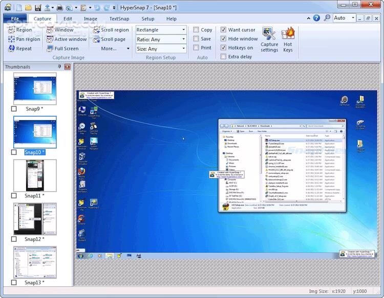 دانلود HyperSnap 9.6.1 - دانلود هایپر اسنپ عکس گرفتن از صفحه نمایش - سافت گذر
