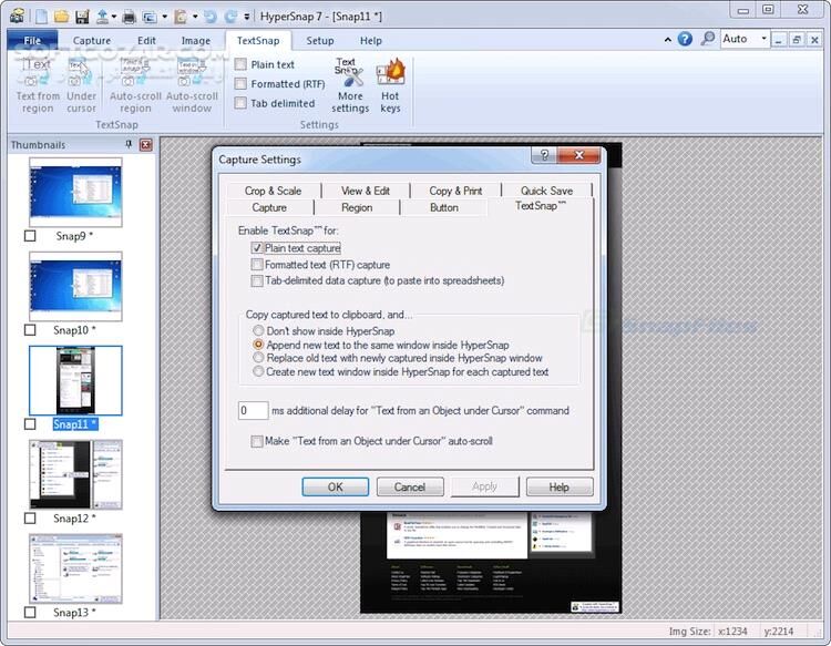 دانلود HyperSnap 9.6.1 - دانلود هایپر اسنپ عکس گرفتن از صفحه نمایش - سافت گذر