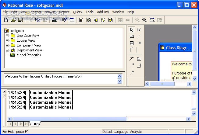 دانلود IBM Rational Rose Enterprise 8.5.0506 - دانلود نرم افزاری قدرتمند برای تحلیل و طراحی سیستم های نرم افزاری با پشتیبانی از منطق شی گرا - سافت گذر