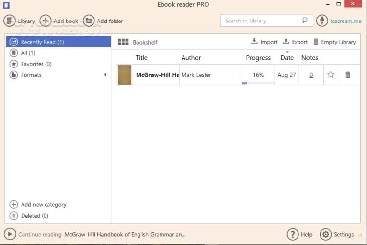 دانلود Icecream Ebook Reader Pro 6.53 + Portable - دانلود مدیریت و مطالعه کتاب های الکترونیکی - سافت گذر
