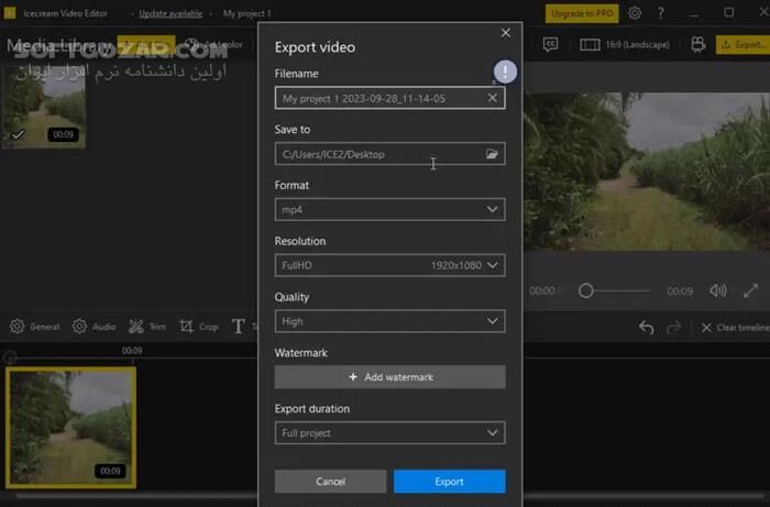 دانلود Icecream Video Editor Pro 3.24 - دانلود ویرایش ویدئو - سافت گذر