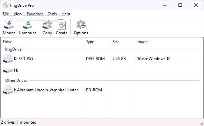 دانلود ImgDrive Pro 2.2.5.0 - دانلود ایجاد و مدیریت درایو مجازی - سافت گذر