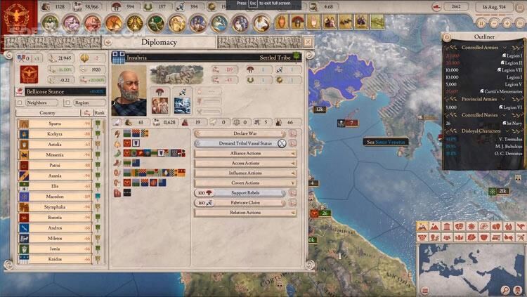 دانلود Imperator: Rome + Updates - دانلود بازی بهترین بازی های استراتژیک - سافت گذر