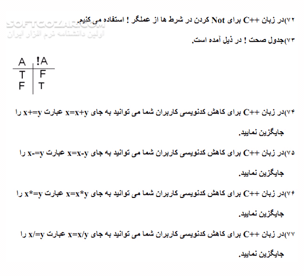 دانلود 1001 نکته در ++C - دانلود کتاب آشنایی با نکات و ترفندهای سی پلاس پلاس - سافت گذر
