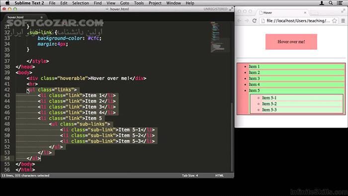 دانلود InfiniteSkills - CSS3 Dropdown Menus Training Video - دانلود فیلم آموزش ساخت منوهای کشویی با سی‌اِس‌اِس3 - سافت گذر
