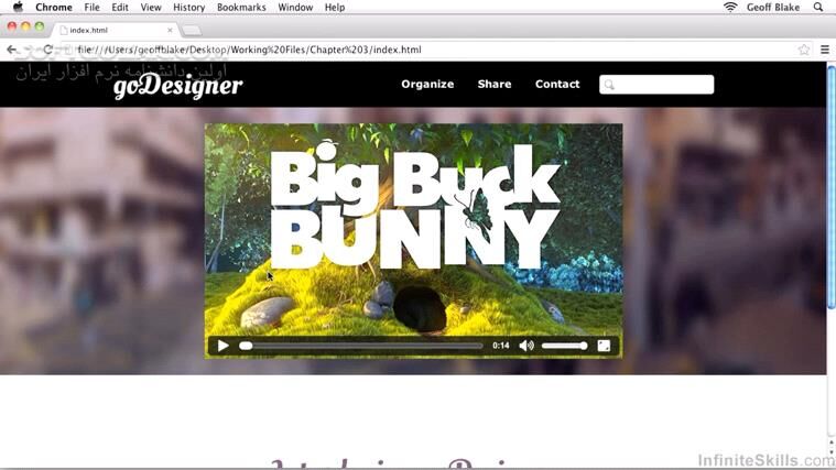 دانلود InfiniteSkills - HTML5 Audio And Video - دانلود فیلم آموزش قرار دادن و سازماندهی صوت و ویدئو در صفحات وب تحت اچ‌تی‌ام‌ال5 - سافت گذر