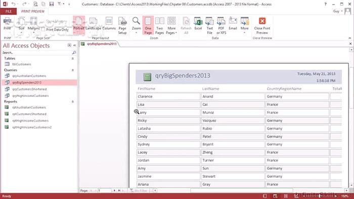 دانلود InfiniteSkills - Learning Microsoft Access 2013 Training Video - دانلود فیلم آموزش مایکروسافت اکسِـس 2013 - سافت گذر