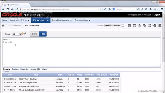 دانلود InfiniteSkills - Learning SQL For Oracle - دانلود فیلم آموزش اوراکل اس‌کیو‌اِل - سافت گذر