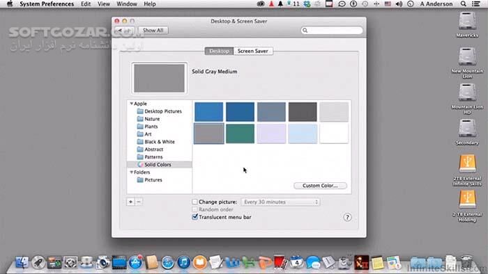 دانلود InfiniteSkills - Learning Apple OS X Mavericks Training Video - دانلود فیلم آموزش اپل او‌اِس دَه ماوریکس - سافت گذر