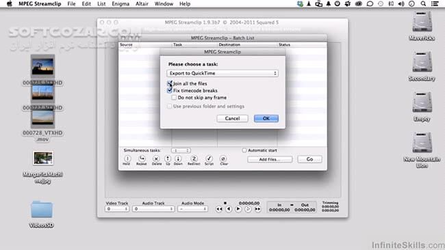 دانلود InfiniteSkills - Learning Final Cut Pro X For Mavericks - دانلود فیلم آموزش کار با نرم‌افزار فاینال کات پرو ایکس در سیستم عامل ماوریکس - سافت گذر